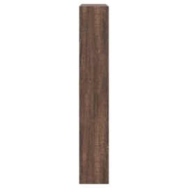 Skoskap brun eik 80x21x125,5 cm konstruert tre