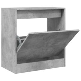 Skoskap betonggrå 60x34x63,5 cm konstruert tre