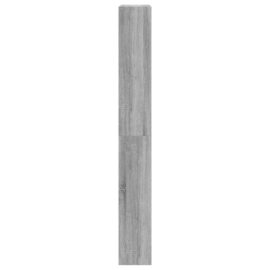 Skoskap med 4 vippeskuffer grå sonoma 80x21x163,5 cm