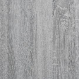 Skoskap med 4 vippeskuffer grå sonoma 80x21x163,5 cm