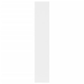 Skoskap med 4 vippeskuffer hvit 80x34x187,5 cm