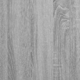Skoskap med 4 vippeskuffer grå sonoma 80x34x187,5 cm