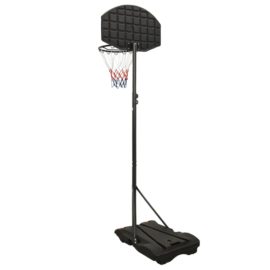 Basketballstativ svart 216-250 cm polyeten