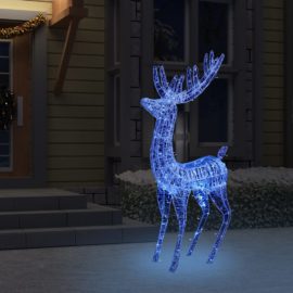 Julereinsdyr akryl 250 LED 180 cm blå