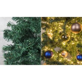 Juletre med metallstativ grønn 180 cm