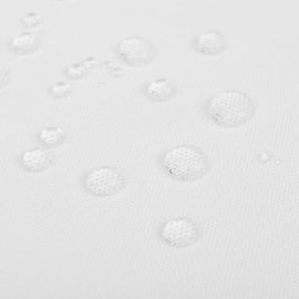 Hvite bordduker 100 x 100 cm
