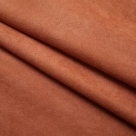 Lystette gardiner med kroker 2 stk rust 140×225 cm