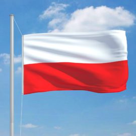 Polsk flagg 90×150 cm
