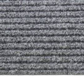 Smussfangende teppeløper grå 100×450 cm