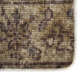 Vaskbart teppe med lappemønster 80×150 cm flerfarget sklisikker