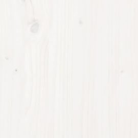 Skoskap hvit 70x38x45,5 cm heltre furu