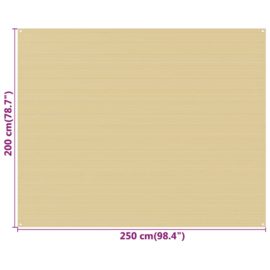 Teltteppe beige 250×200 cm