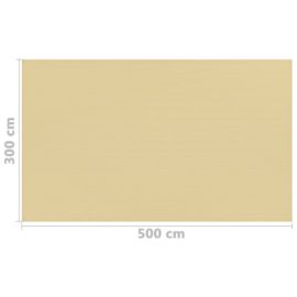 Teltteppe 300×500 cm beige