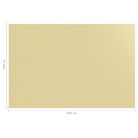 Teltteppe 400×600 cm beige