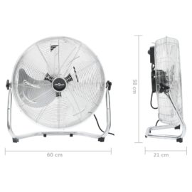 Gulvvifte 3 hastigheter 60 cm 120 W