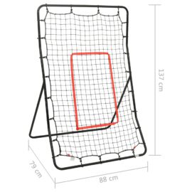 Softball stopnett 88x79x137 cm stål