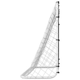 Fotballmål treningsnett stål 184x61x122 cm