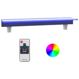 Vannfall med RGB LED akryl 90 cm