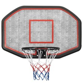 Basketballplate svart 109x71x3 cm polyeten