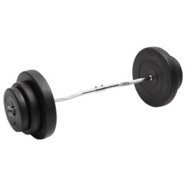 Curl-vektstang med skiver 60 kg