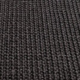 Sisalteppe for klorestolpe svart 66×350 cm