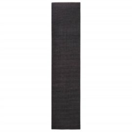 Sisalteppe for klorestolpe svart 80×350 cm