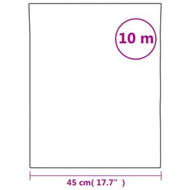 Vindusfilm frostet gjennomsiktig 45×1000 cm PVC