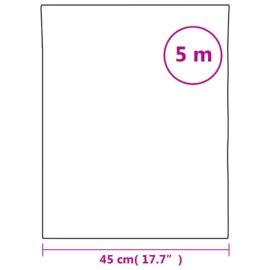 Vindusfilm frostet hvit 45×500 cm PVC