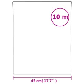 Vindusfilm frostet hvit 45×1000 cm PVC