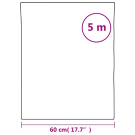 Vindusfilm frostet hvit 60×500 cm PVC