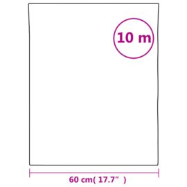 Vindusfilm frostet hvit 60×1000 cm PVC