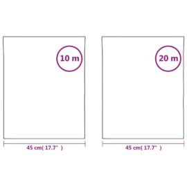 Vindusfilmer 3 stk statisk frostet gjennomsiktig hvit PVC