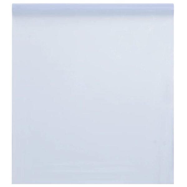 Vindusfilm statisk frostet gjennomsiktig hvit 45×500 cm PVC
