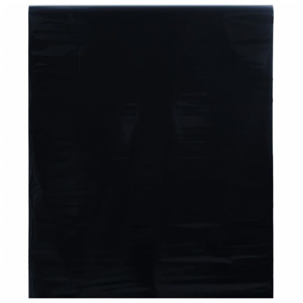 Vindusfilm statisk frostet svart 45×2000 cm PVC