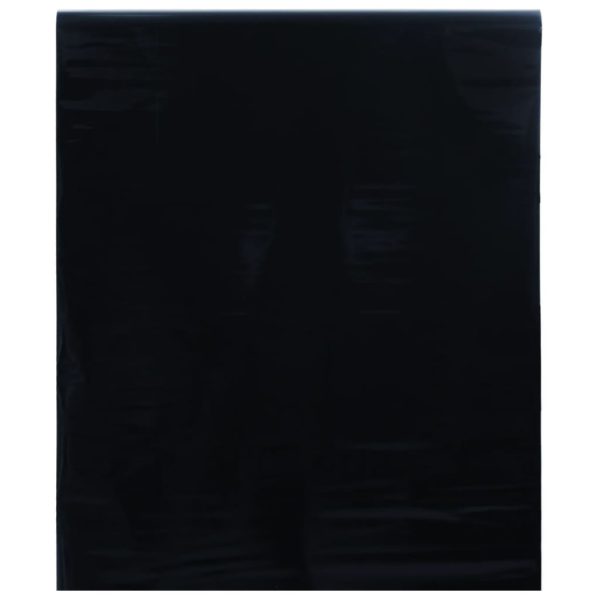 Vindusfilm statisk frostet svart 60×1000 cm PVC