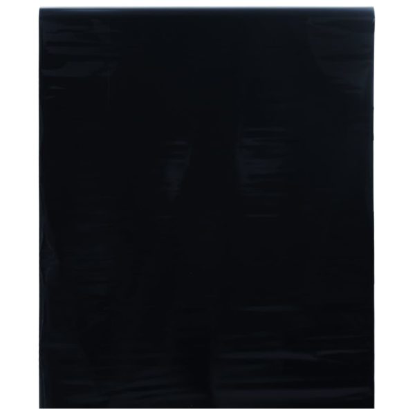 Vindusfilm statisk frostet svart 90×1000 cm PVC