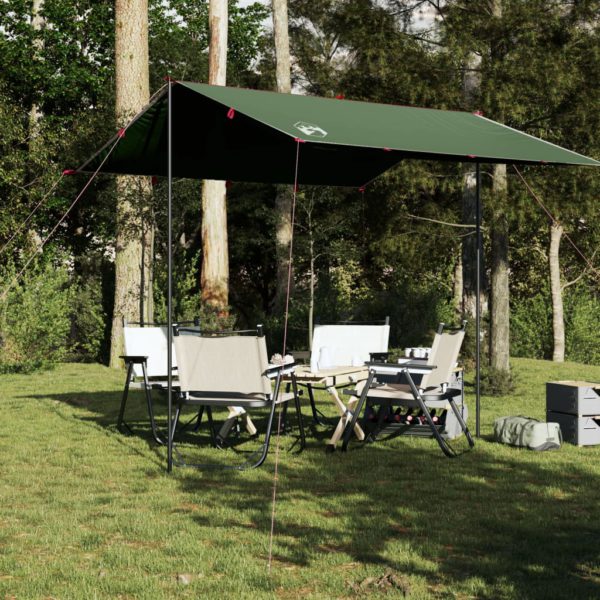 Campingpresenning grønn 300×294 cm vanntett