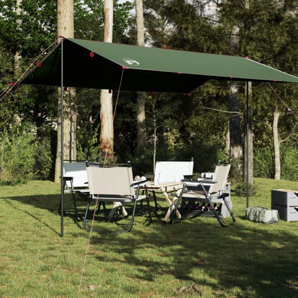 Campingpresenning grønn 360×294 cm vanntett