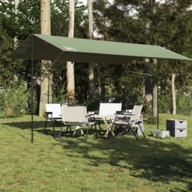 Campingpresenning grønn 500×294 cm vanntett