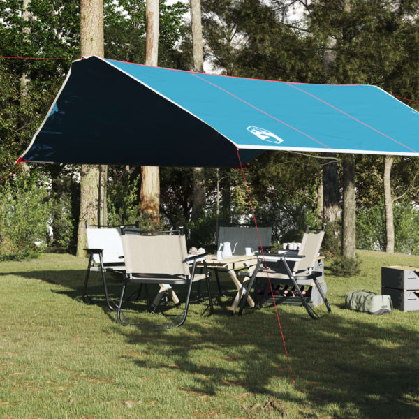 Campingpresenning blå 420×440 cm vanntett