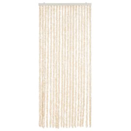 Fluegardin beige og hvit 56×185 cm chenille