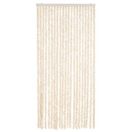 Fluegardin beige og hvit 90×220 cm chenille