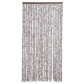 Fluegardin brun og beige 100×230 cm chenille