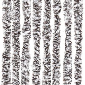 Fluegardin brun og beige 100×230 cm chenille