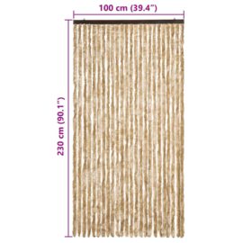 Fluegardin beige 100×230 cm chenille