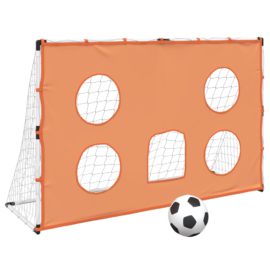 Fotballmål for barn med målmatte og ball 182x62x118 cm