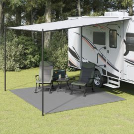 Campingmatte antrasitt 3×3 m