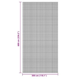 Campingmatte antrasitt 6×3 m