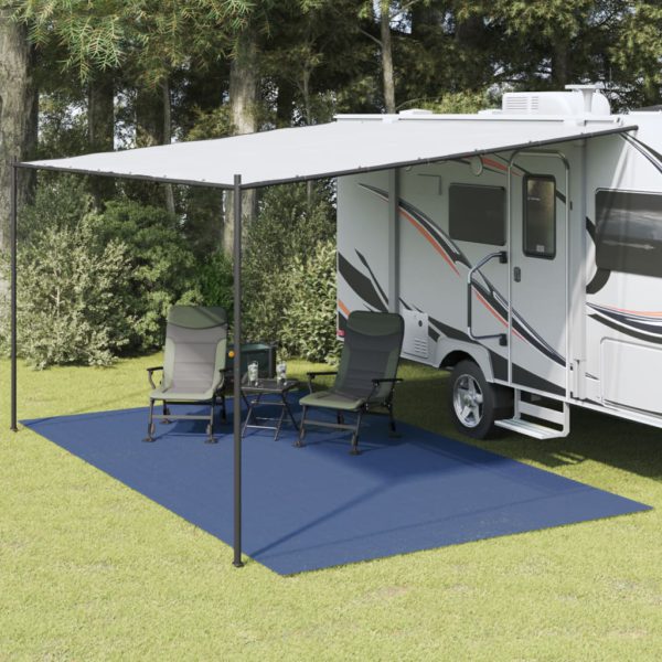 Campingmatte blå 5×3 m